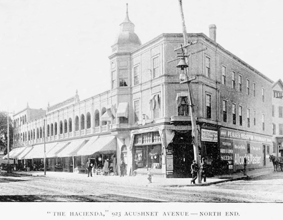 1897 photo Hacienda Buiding New Bedford, Ma. www.WhalingCity.net
