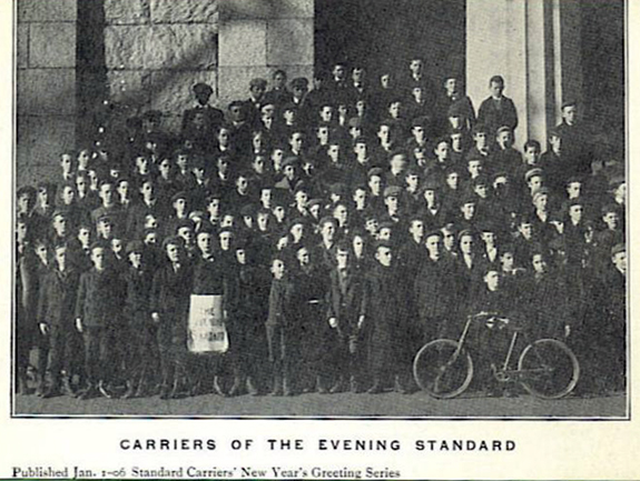 1906 Newspaper Carriers - New Bedford, Ma. - www.WhalingCity.net